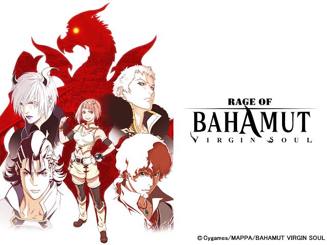 Rage of Bahamut Virgin Soul Demon dragon and other people standing 